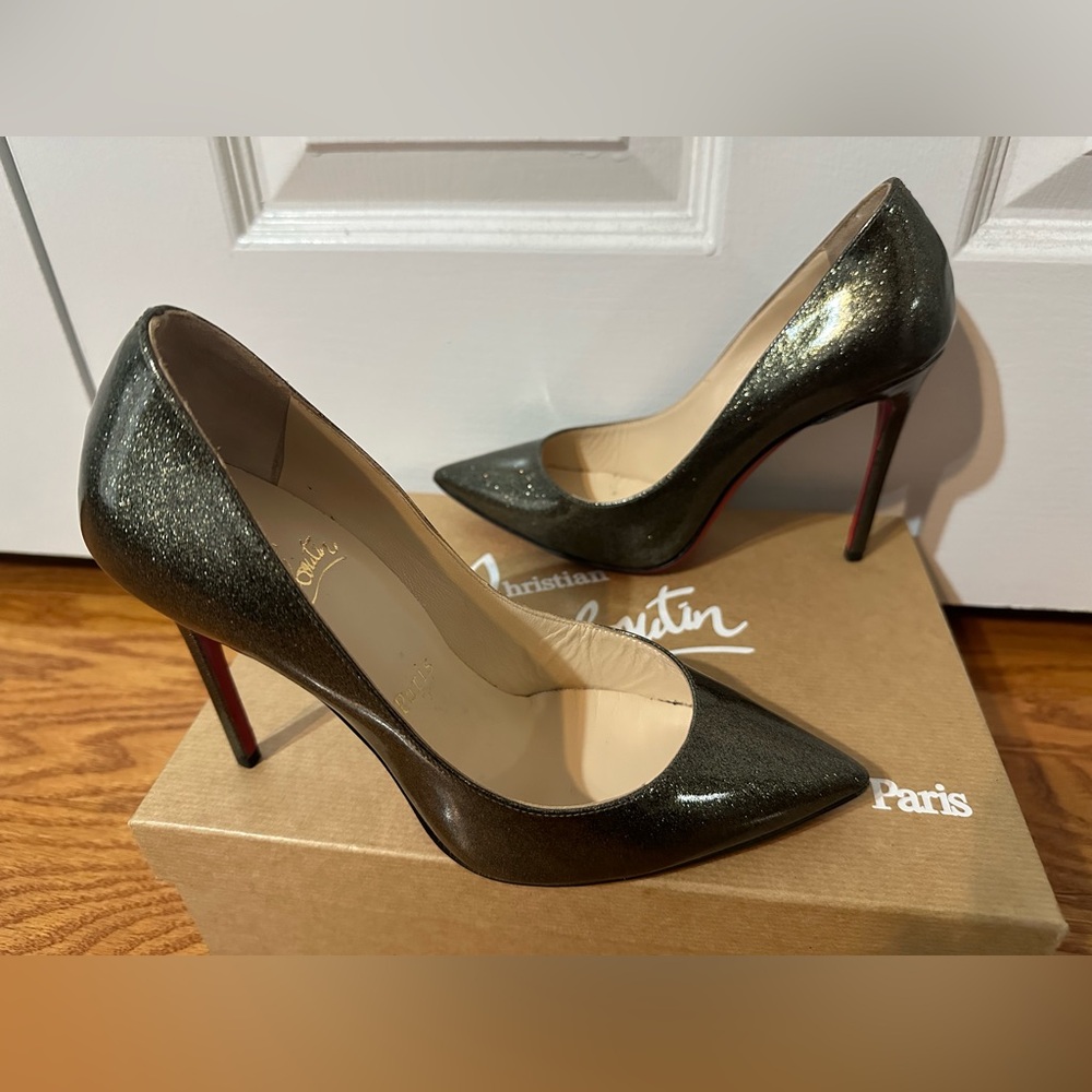 Christian Louboutin So Kate Gunmetal Gray